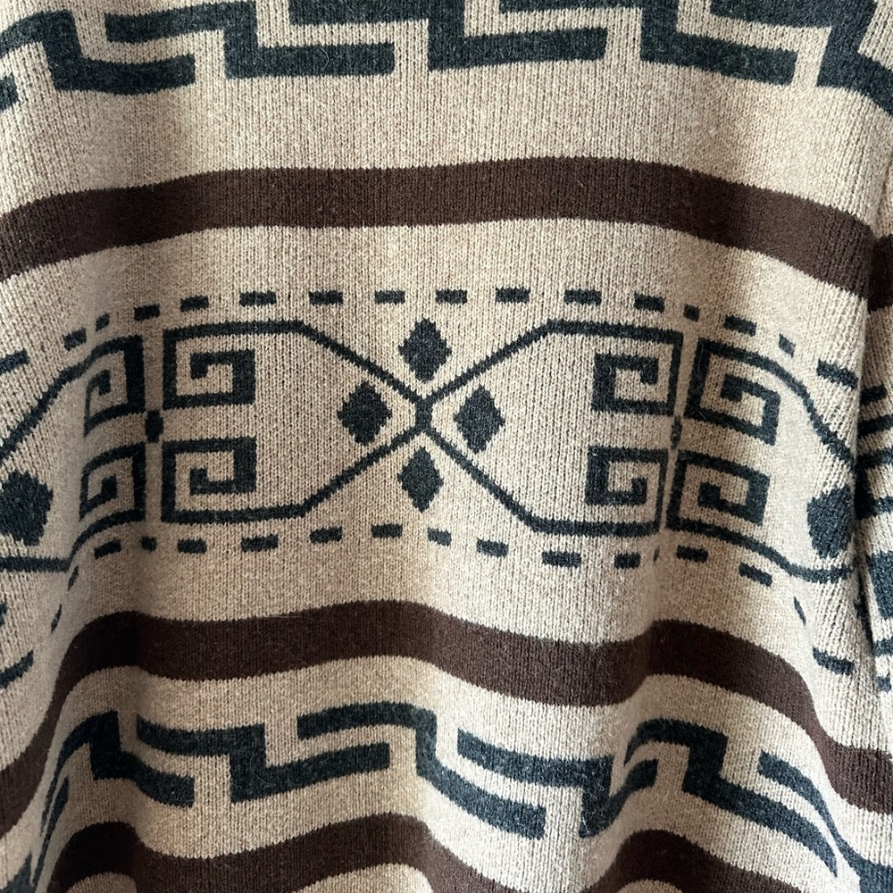Pendleton Westerly Pullover Crewneck Lambs Wool Sweater - EUC - Picture 2 of 4